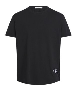 Badge triko Černá barva Muži