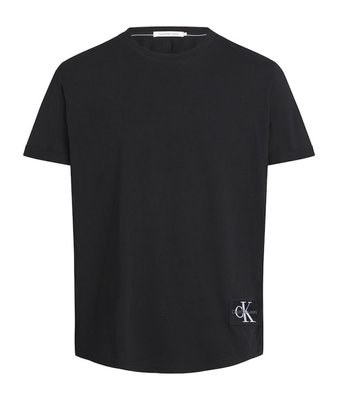 Badge triko Černá barva Muži