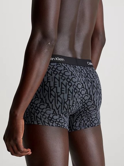 Módní CK 96 Cotton boxery, Šedá barva, 2024
