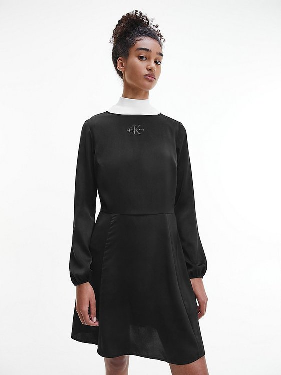 Luxusní J20J217347-BEH šaty l/s, XS, S, M, L