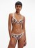 KW0KW01855-0HE plavky HIGH LEG CHEEKY BIKINI-PRINT – Calvin Klein Swimwear Ženy