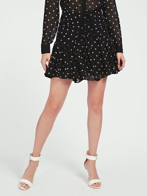Guess – Lubia sukně, Bílá, Černá barva