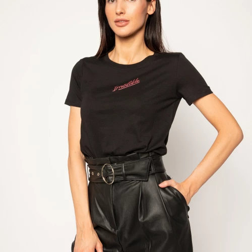 Printed tričko – Guess, Černá barva Ženy