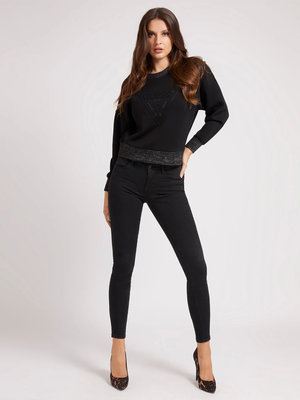 Luxusní Corina mikina, Černá barva, XS, S, M