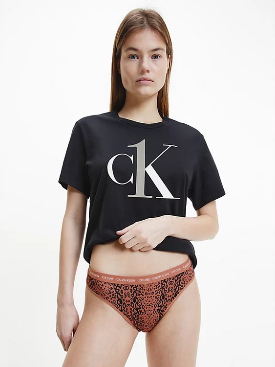 CK One Micro Singles brazilky – Calvin Klein Underwear, Hnědá barva Ženy