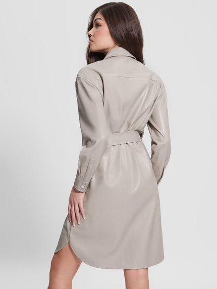 Módní Eudokia šaty, Krémová barva, 2023