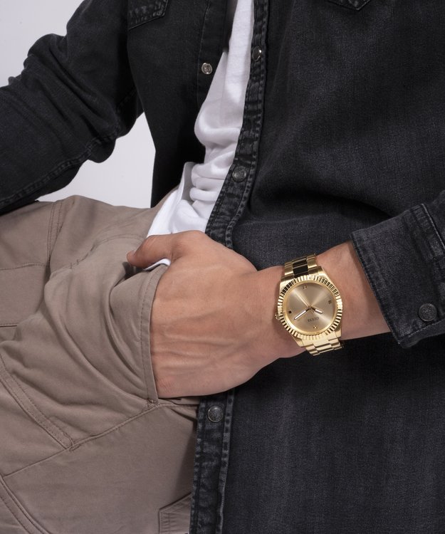 GUESS – GW0542G2-Gold Tone HODINKY 1