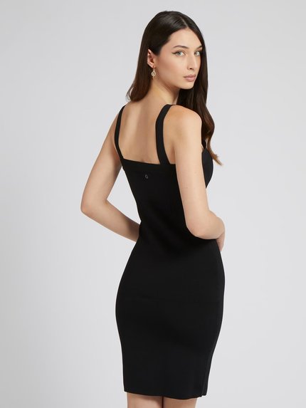 Módní Mirage šaty, Černá barva, 2023