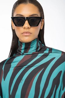 Luxusní Atom šaty, Modrá barva, XS, S, L