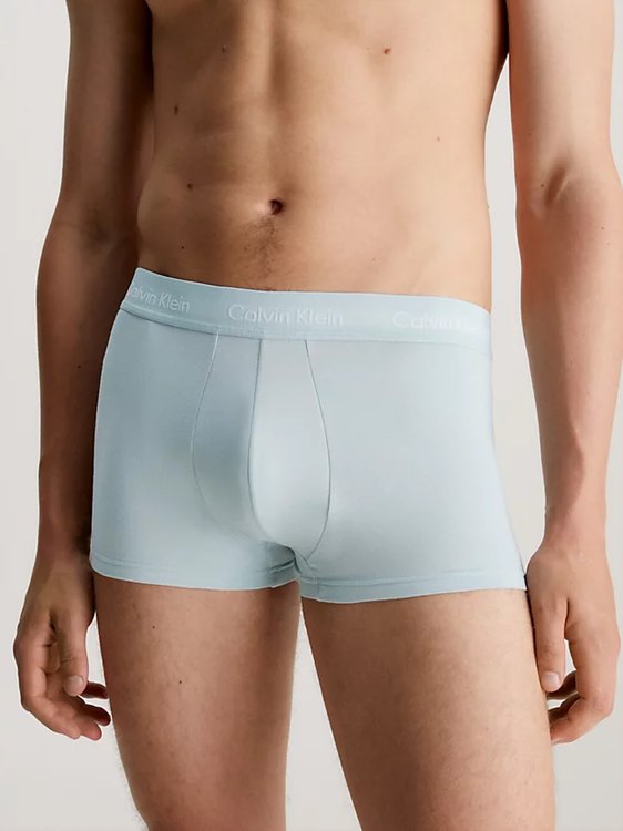 Cotton Stretch boxery 3ks – Calvin Klein Underwear, Zelená barva Muži