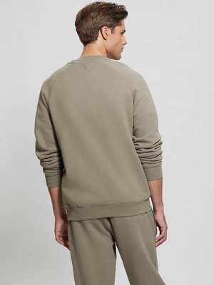 Aldwin mikina – GUESS, Khaki barva Muži