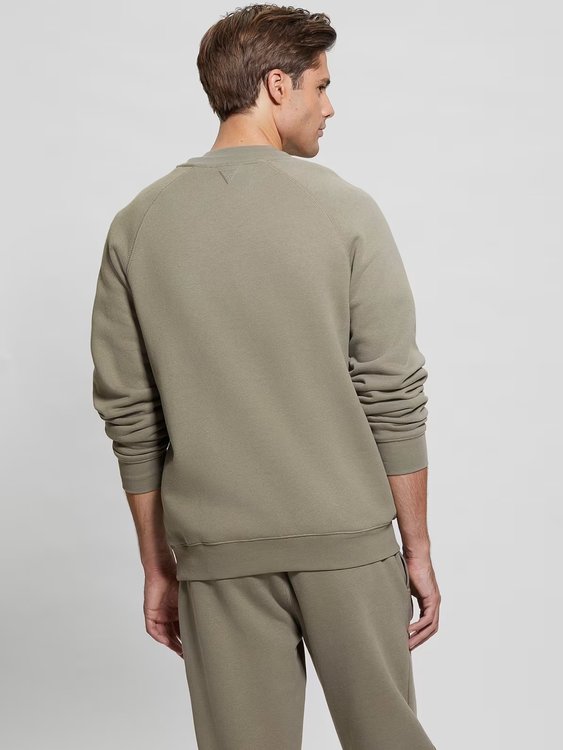 Aldwin mikina – GUESS, Khaki barva Muži