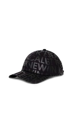Calvin Klein Jeans – AOP CAP kšiltovka, Černá barva