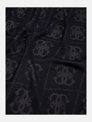 Eliette Logo Kefiah šátek – GUESS, Černá barva Ženy