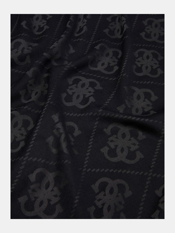 Eliette Logo Kefiah šátek – GUESS, Černá barva Ženy