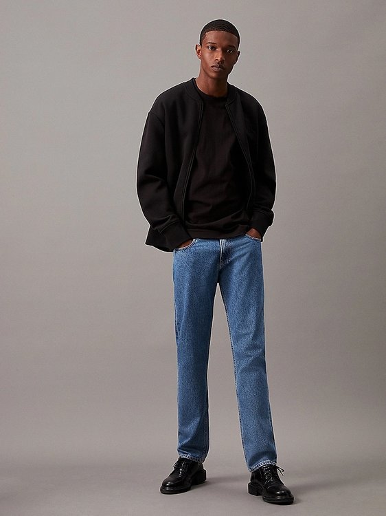 Luxusní Monologo Applique Knit mikina, Černá barva, XS, S, M, L, XL, XXL