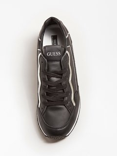 Luxusní Tenisky Genova, Bílá, Černá barva, 42, 43, 45