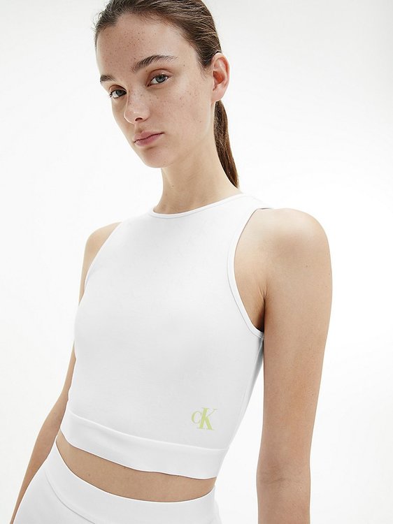 Luxusní Jersey top, Bílá barva, XS, S, M, L