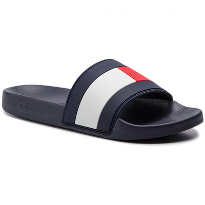 TH Pantofle Essential – Tommy Hilfiger, Navy barva Muži