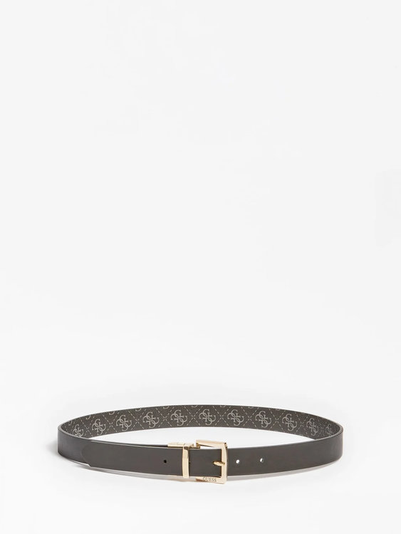 Guess, Černá barva Washington oboustranný pásek