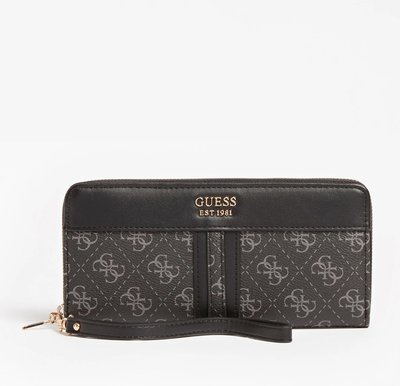 Guess – Kasinta peněženka, Černá barva