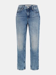 Mom jeany Modrá barva Ženy