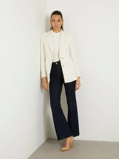 Luxusní W2BR66Z2YK2-G1O6 SVETR S/S, Bílá barva, XS, S, M