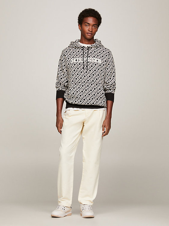 Monogram mikina – Tommy Hilfiger, Černá barva Muži