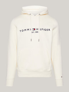 Tommy Logo mikina Krémová barva Muži