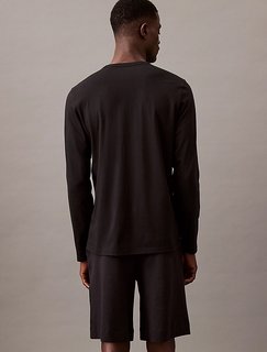 Logo Cotton triko Černá barva Muži