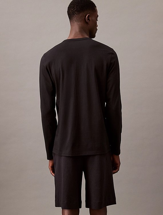 Logo Cotton triko Černá barva Muži