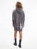 Calvin Klein Jeans – Two one mikinové šaty, Šedá barva 1