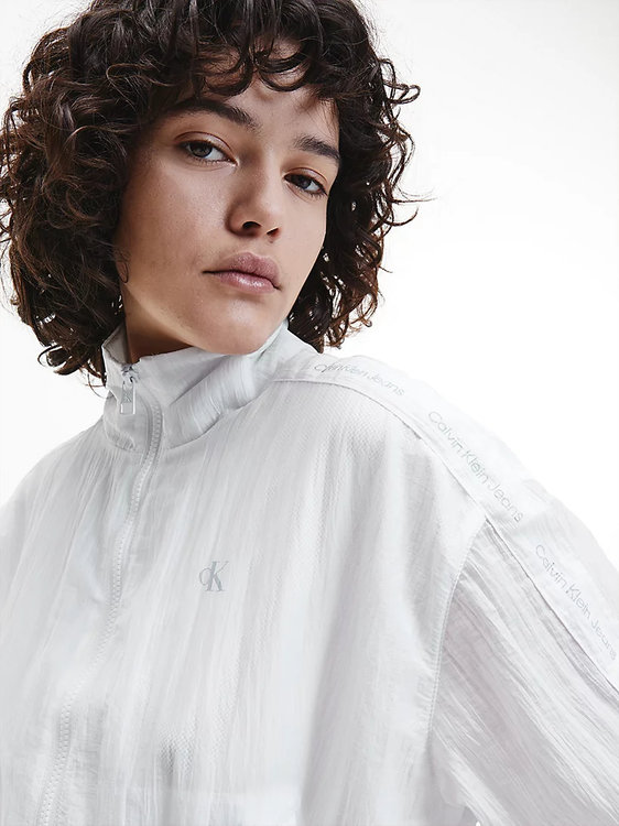 Calvin Klein Jeans, Bílá barva Logo větrovka
