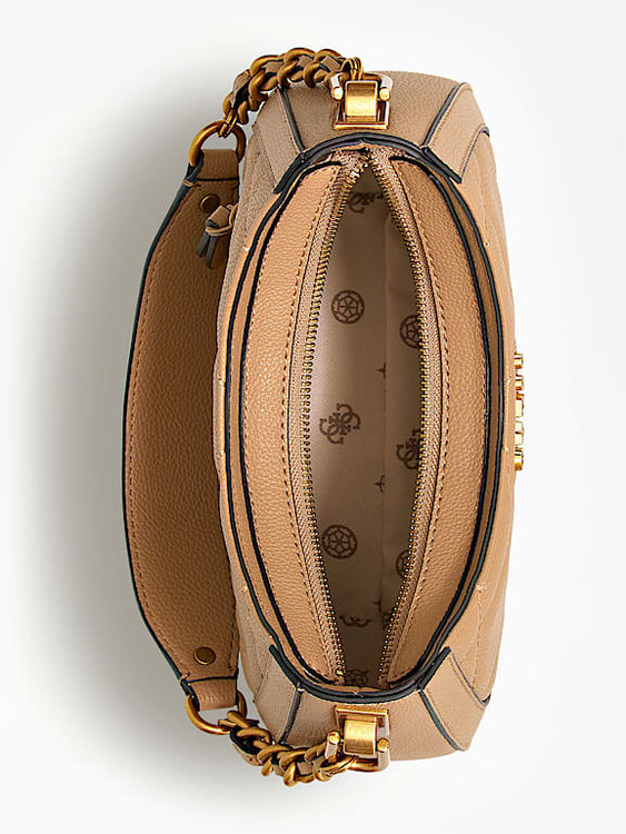 Módní HWQB8558010-BEI STŘEDNÍ KABELKA, 2023