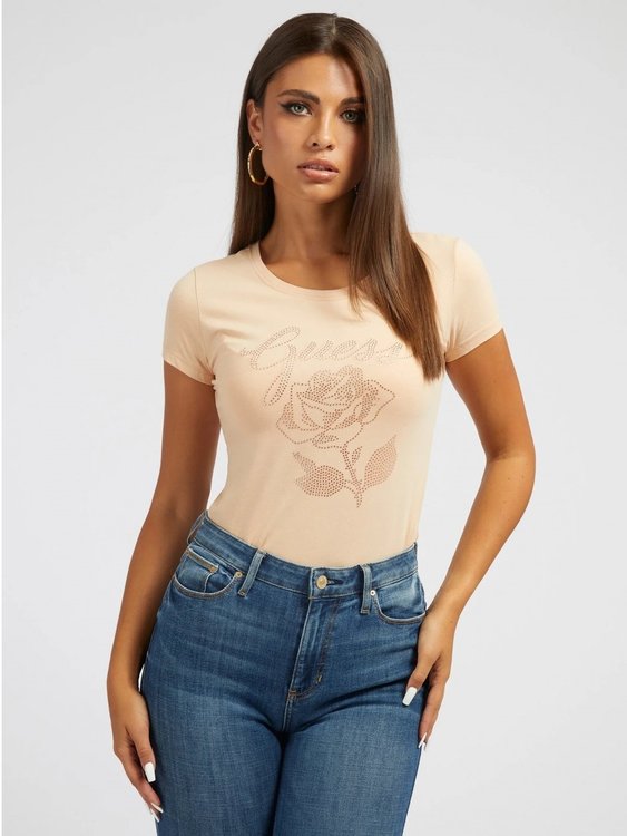 Guess – Rose triko, Béžová barva