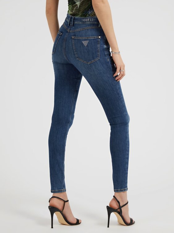 1981 Skinny jeany – GUESS, Modrá barva Ženy