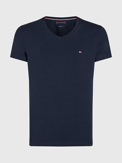 Core Stretch Slim triko Navy barva Muži