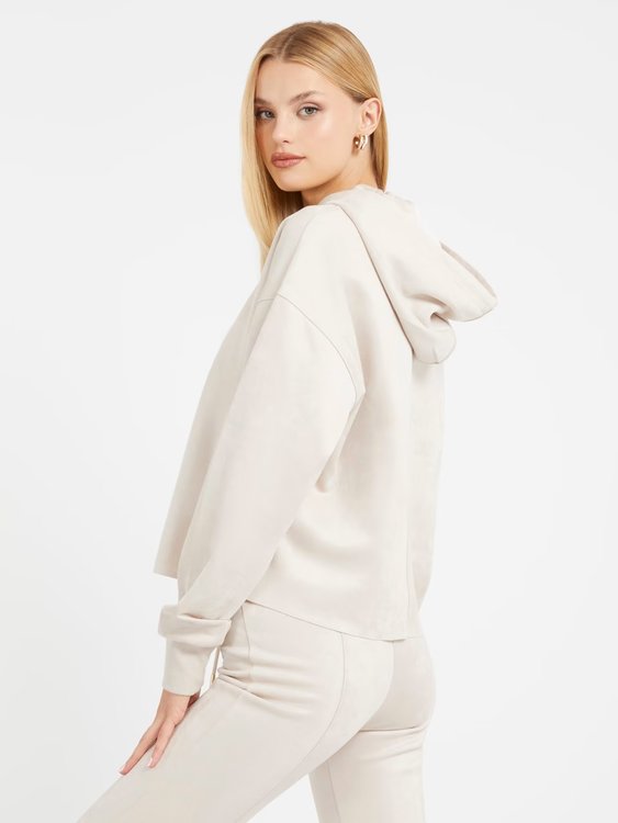 Zorina mikina – GUESS, Bílá barva Ženy