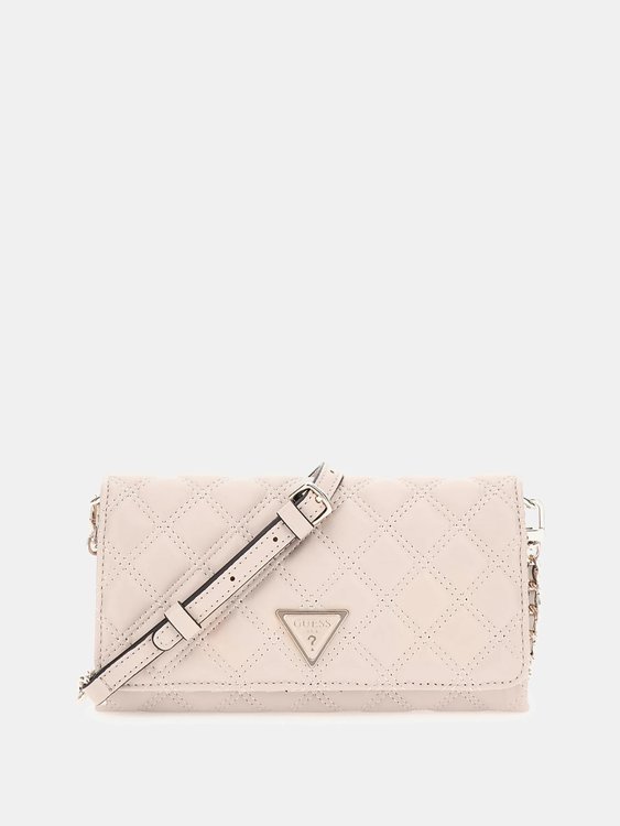 GUESS – Giully Xbody Flap crossbody, Růžová barva