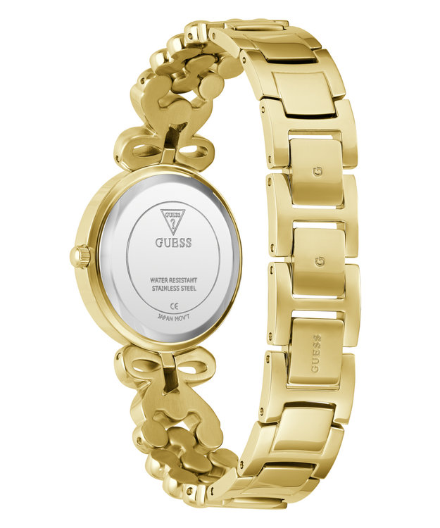 Módní Ribbon hodinky, Zlatá barva, 2025