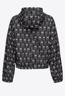 Monogram lehká bunda – Pinko, Černá barva Ženy, Ženy