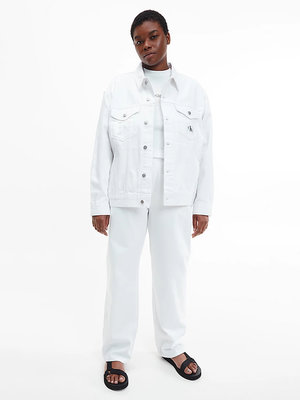 Denim bunda Bílá barva Ženy