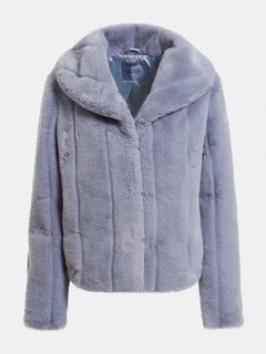 Luxusní New Sophy bunda, Fialová, Modrá barva, XS, S, M, L