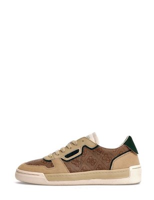 Strave Vintage tenisky – GUESS, Béžová, Zelená barva Muži