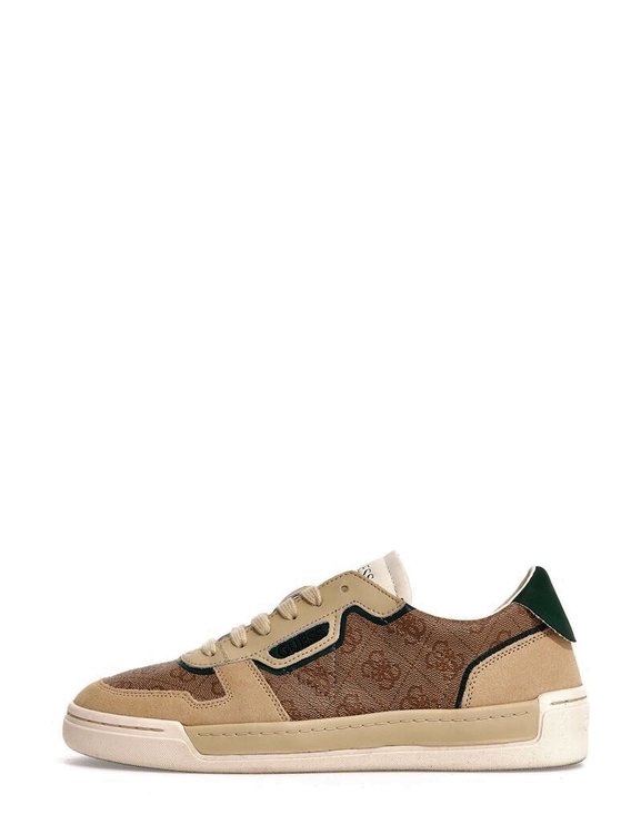Strave Vintage tenisky – GUESS, Béžová, Zelená barva Muži