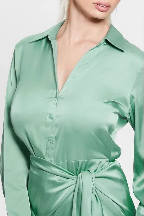 Luxusní Alya šaty, Zelená barva, XS, S, M, L