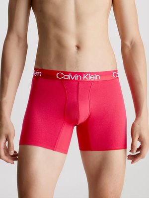 Modern Structure Cotton boxery 3ks – Calvin Klein Underwear, Červená, Šedá barva Muži