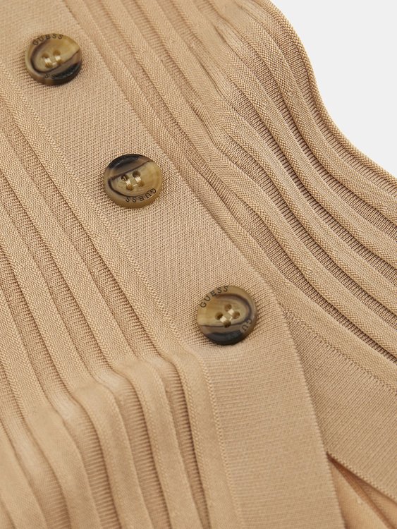 Shopie Pleated sukně Béžová barva Ženy