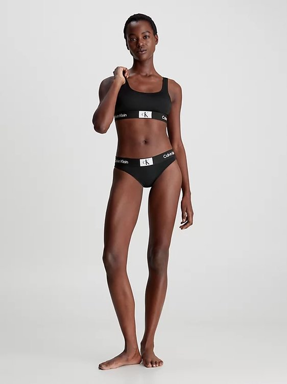 CK 1996 plavky Černá barva Ženy