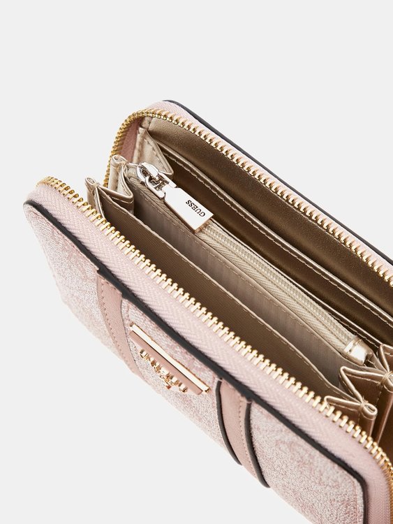 Módní Noreen střední peněženka, Růžová barva, 2024